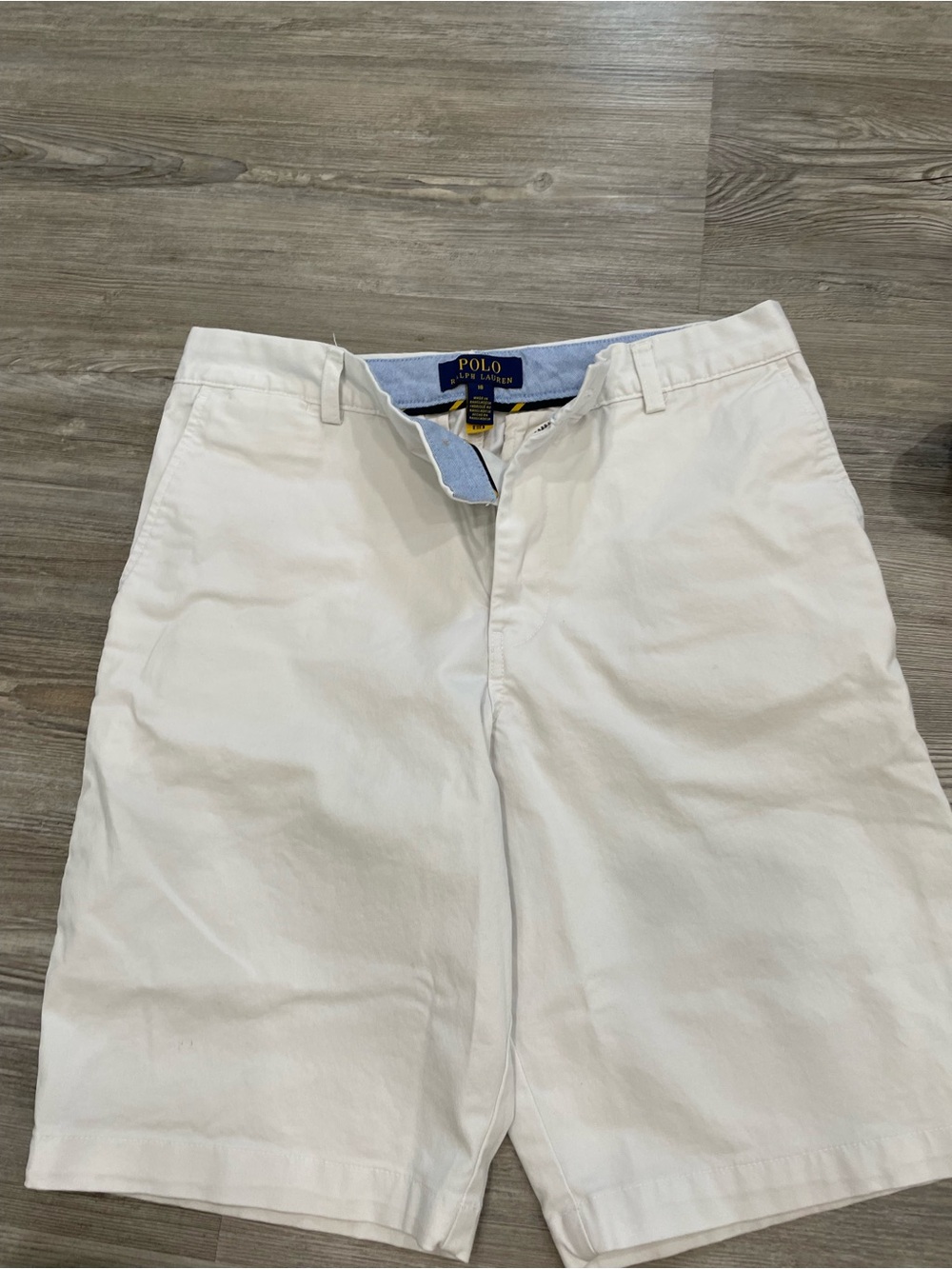 Polo by Ralph Lauren White Chino Shorts